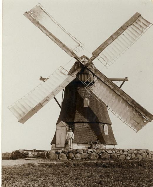 Overby Mølle ca. 1918 (Odsherred Lokalarkiv)
